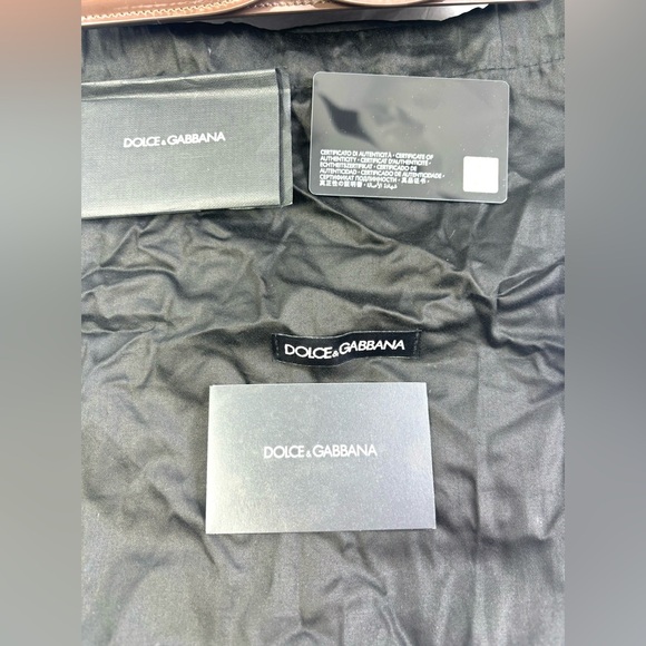 Dolce & Gabbana Embossed Logo Patent XBODY. Missing STRAP. Color:Brown. - Picture 10 of 11